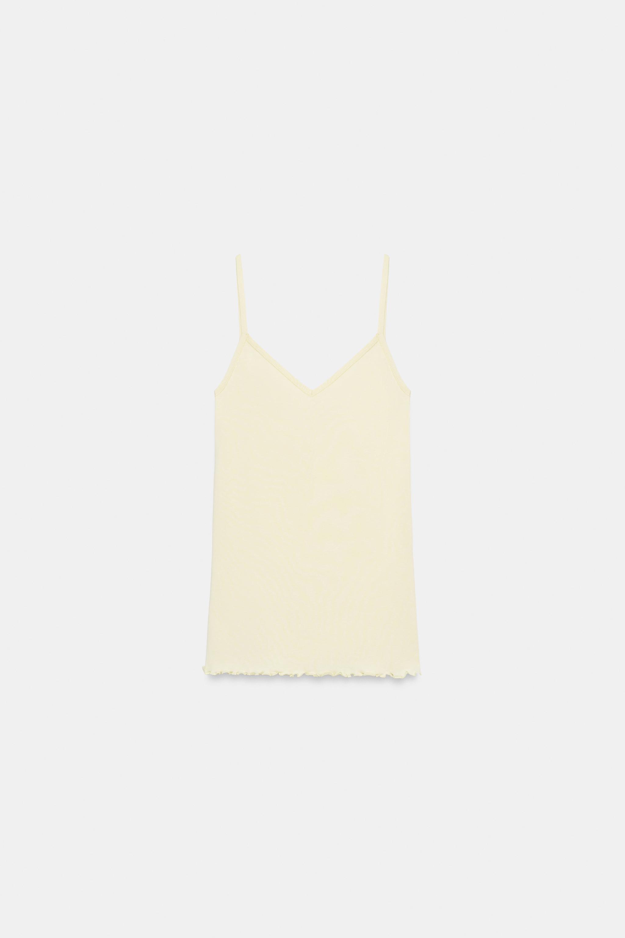 COTTON STRAP TOP